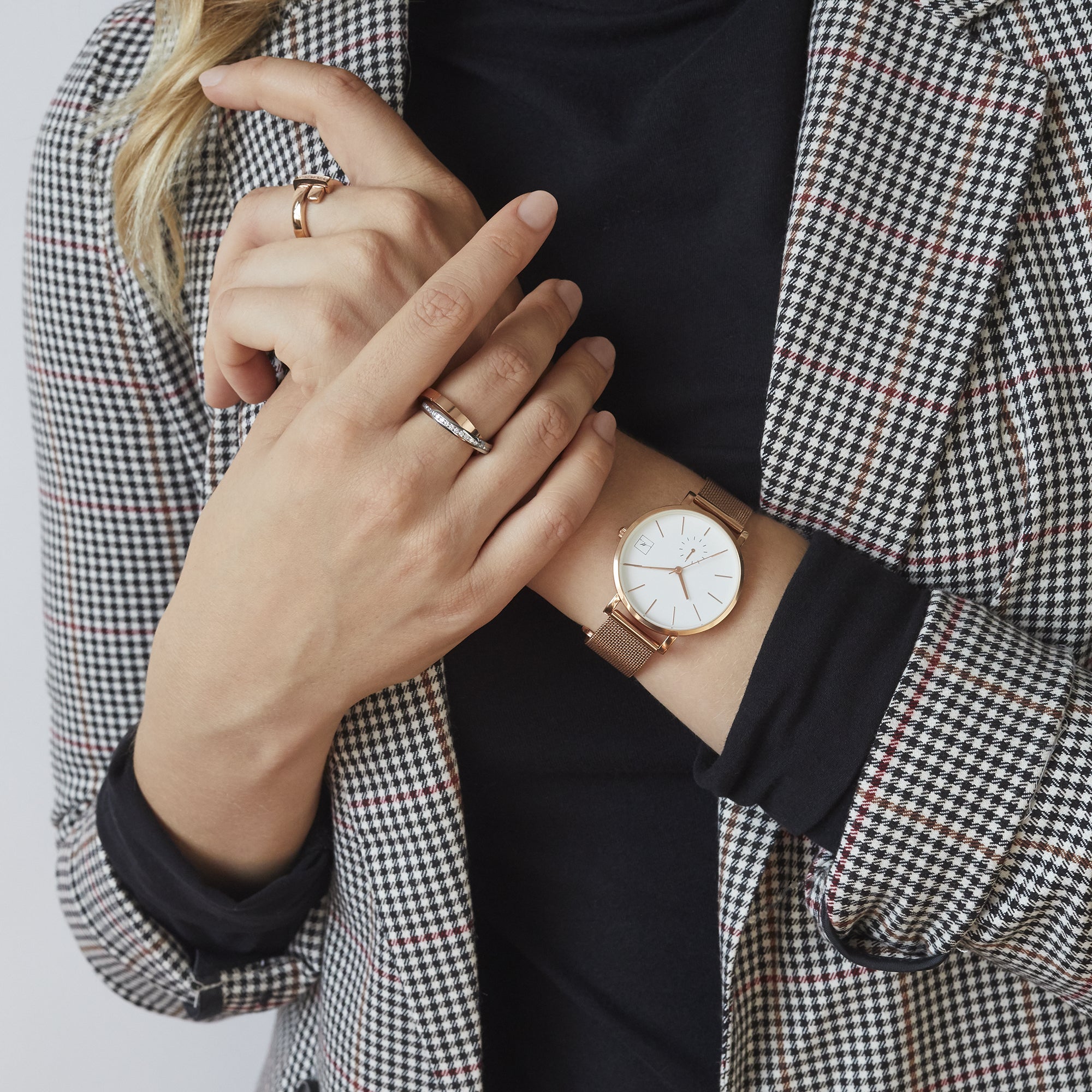 rose gold ring Joelle Mia