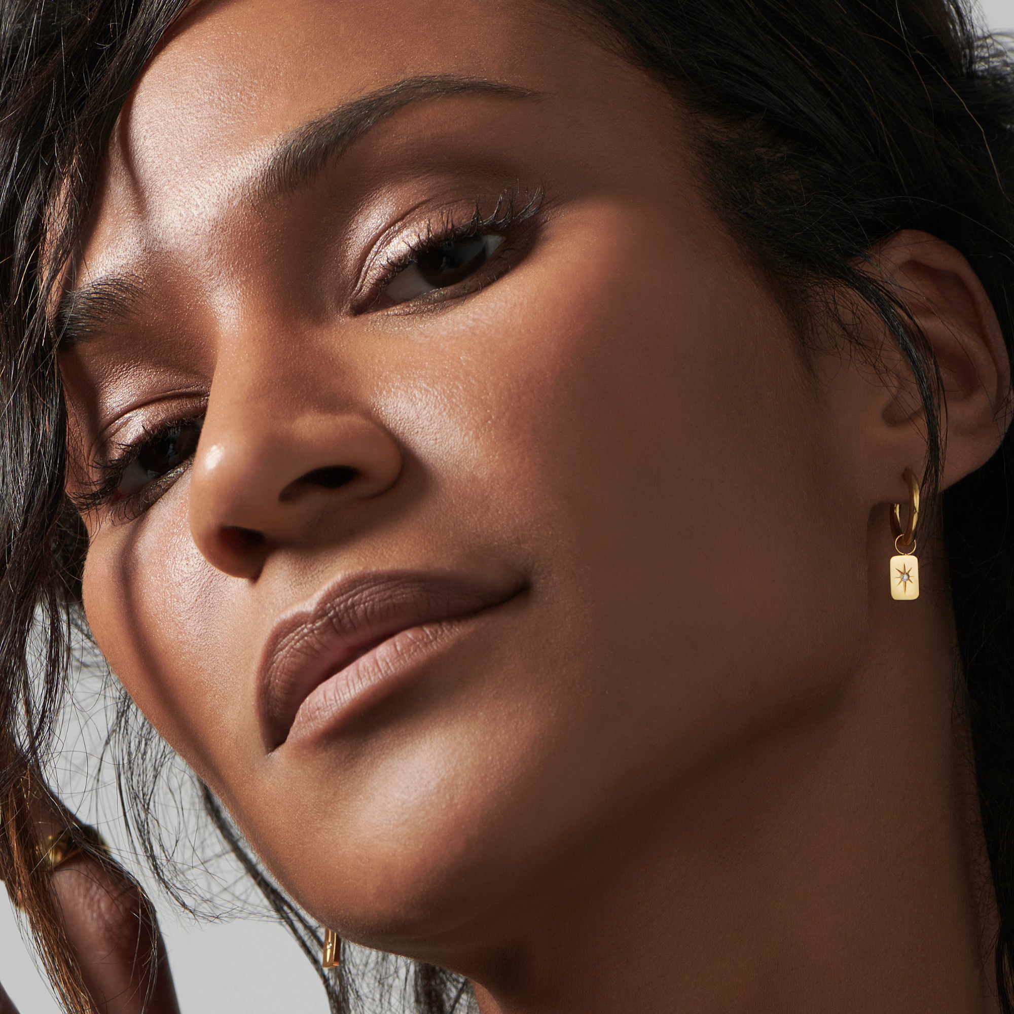 Polaris Huggie Earrings