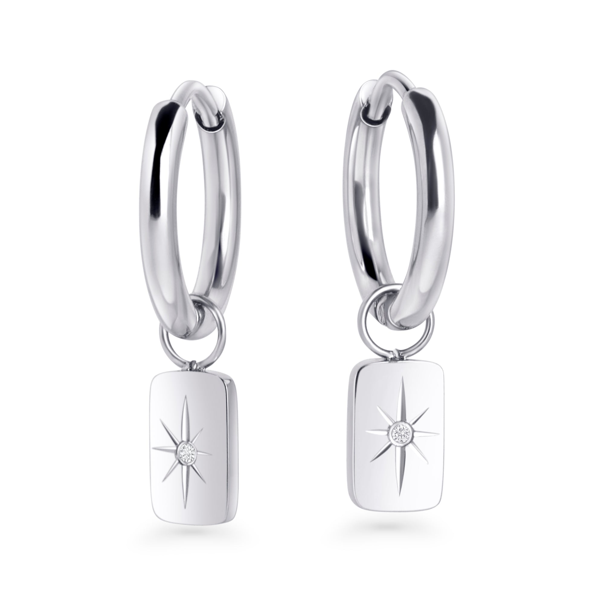 Polaris Huggie Earrings